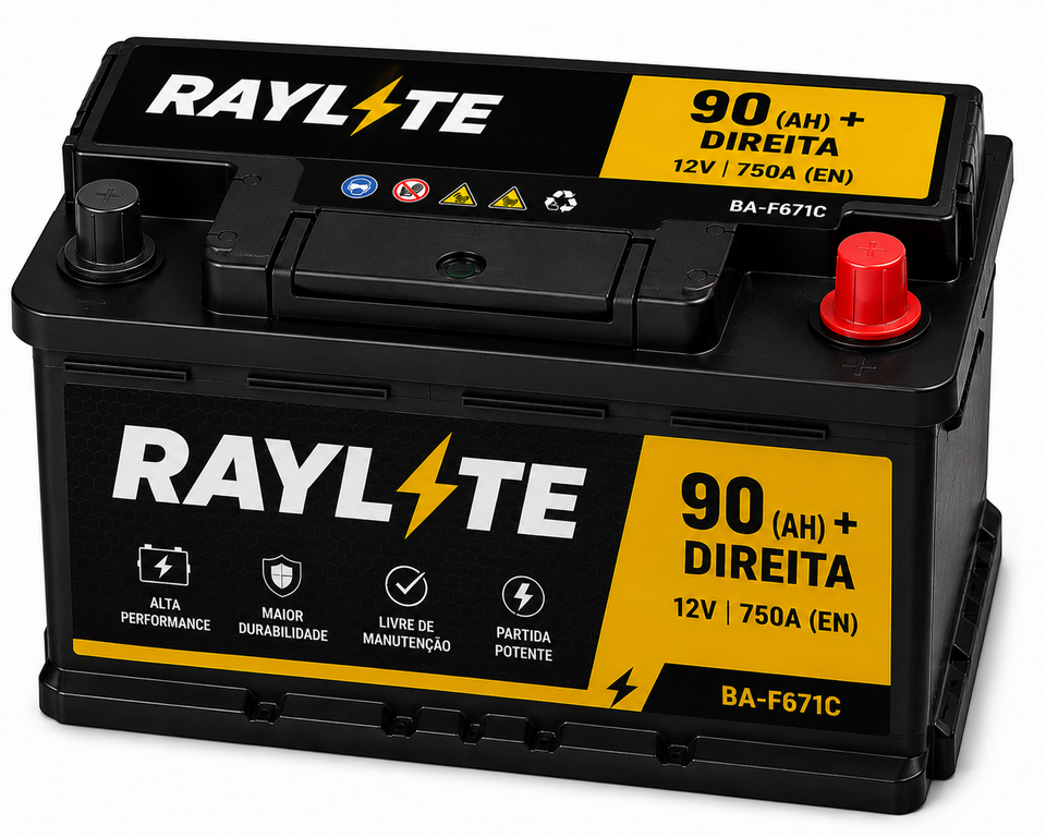 BATERIA RAYLITE 90 (AH) + DIREITA - BA-F671C